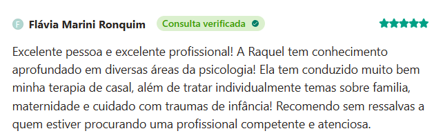 Raquel Hahn - Psicologia Clínica Depoimentos
